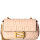 FENDI Baguette Midi FF Leather Shoulder Bag