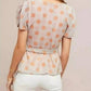 Sweetwater Top In Orange/beige