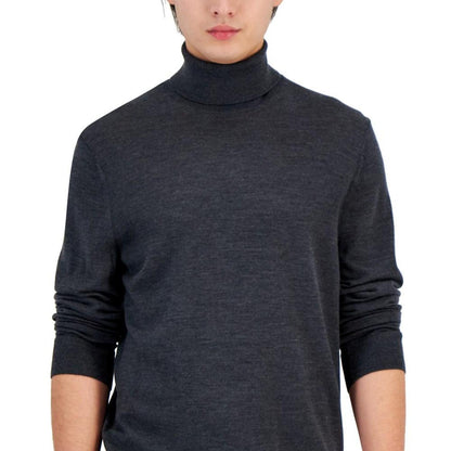 Michael Kors Men's Modern-Fit Long-Sleeve Merino Wool Turtleneck Sweater