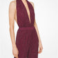 Crystal-Embroidered Matte-Jersey Bodysuit