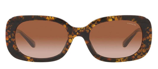 Coach 0HC8358U 572413 Rectangle Sunglasses