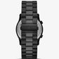 Oversized Runway Black-Tone  Watch