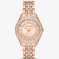 Harlowe Pavé Rose Gold-Tone Watch
