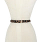 Women's Spotted Haircalf Bow Belt