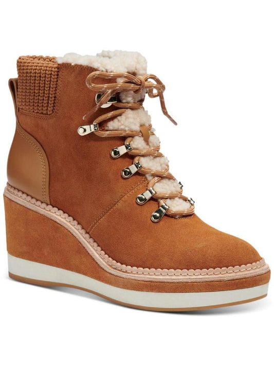 WIllow Womens Suede Ankle Boots Shearling Boots