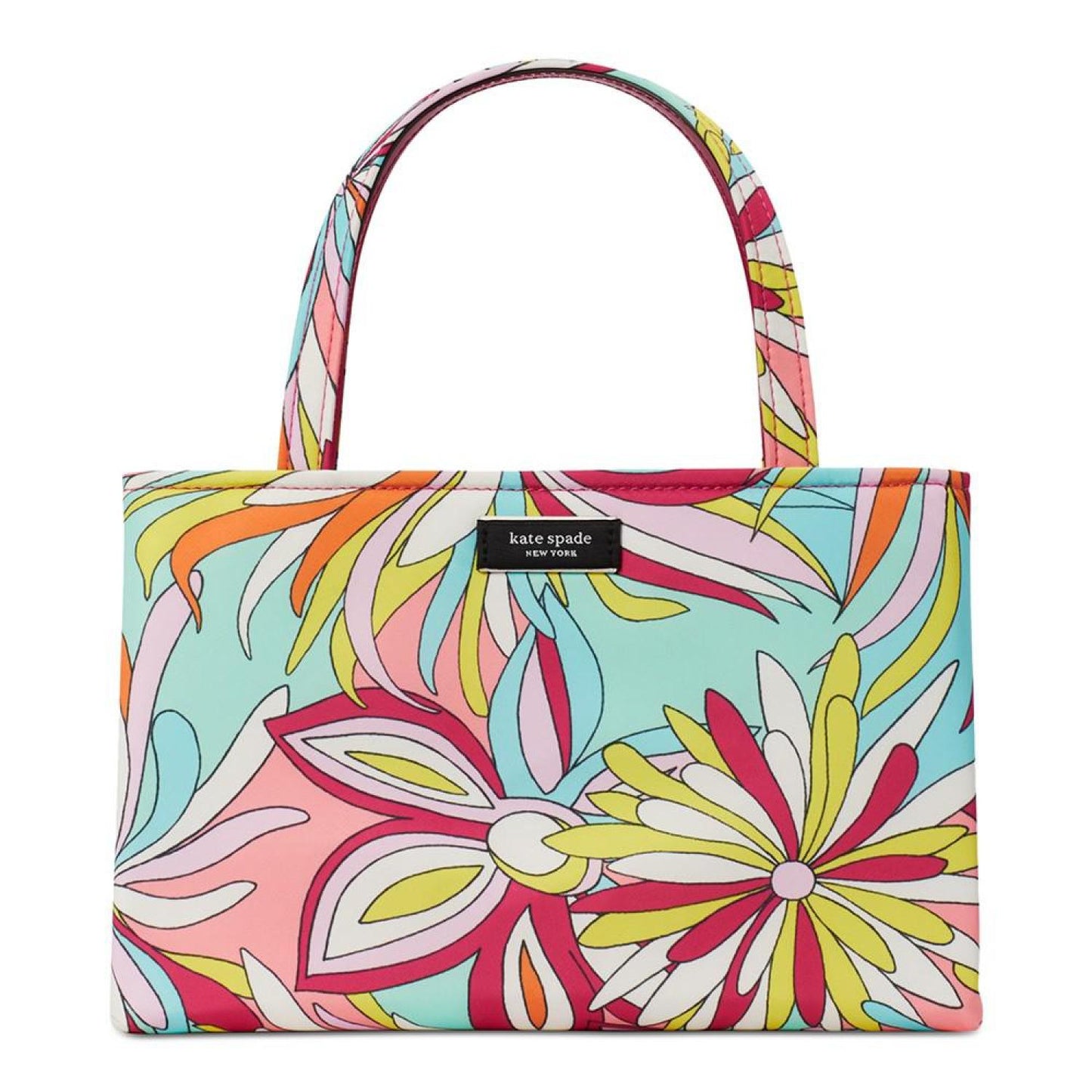 Sam Icon Anemone Floral Printed Fabric Small Tote