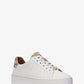 Poppy Faux Leather and Logo Sneaker