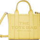 Yellow 'The Leather Mini Tote Bag' Tote