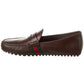 Gucci Web Leather Driver