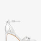 Kimberly Metallic Snake Embossed Leather Sandal