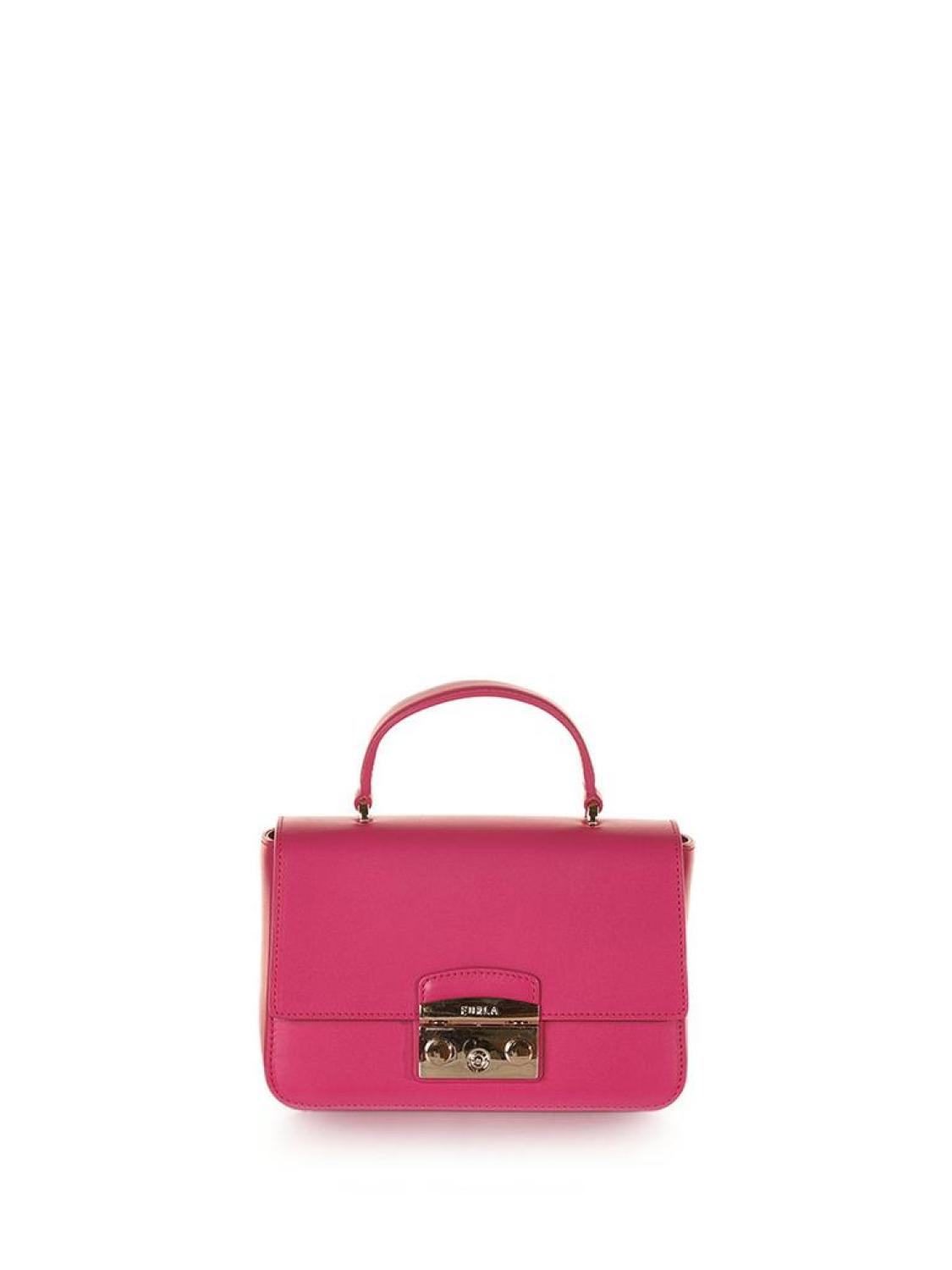 Furla Metropolis Push-Lock Detailed Mini Top Handle Bag
