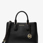 Camille Large Pebbled Leather Satchel