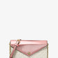 Jet Set Travel Small Signature Logo Clutch Crossbody Bag