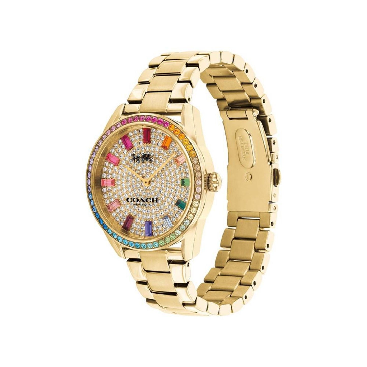 Women's Preston Rainbow Gold-Tone Bracelet Watch