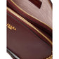 Morgan Saffiano Leather Double Zip Dome Crossbody