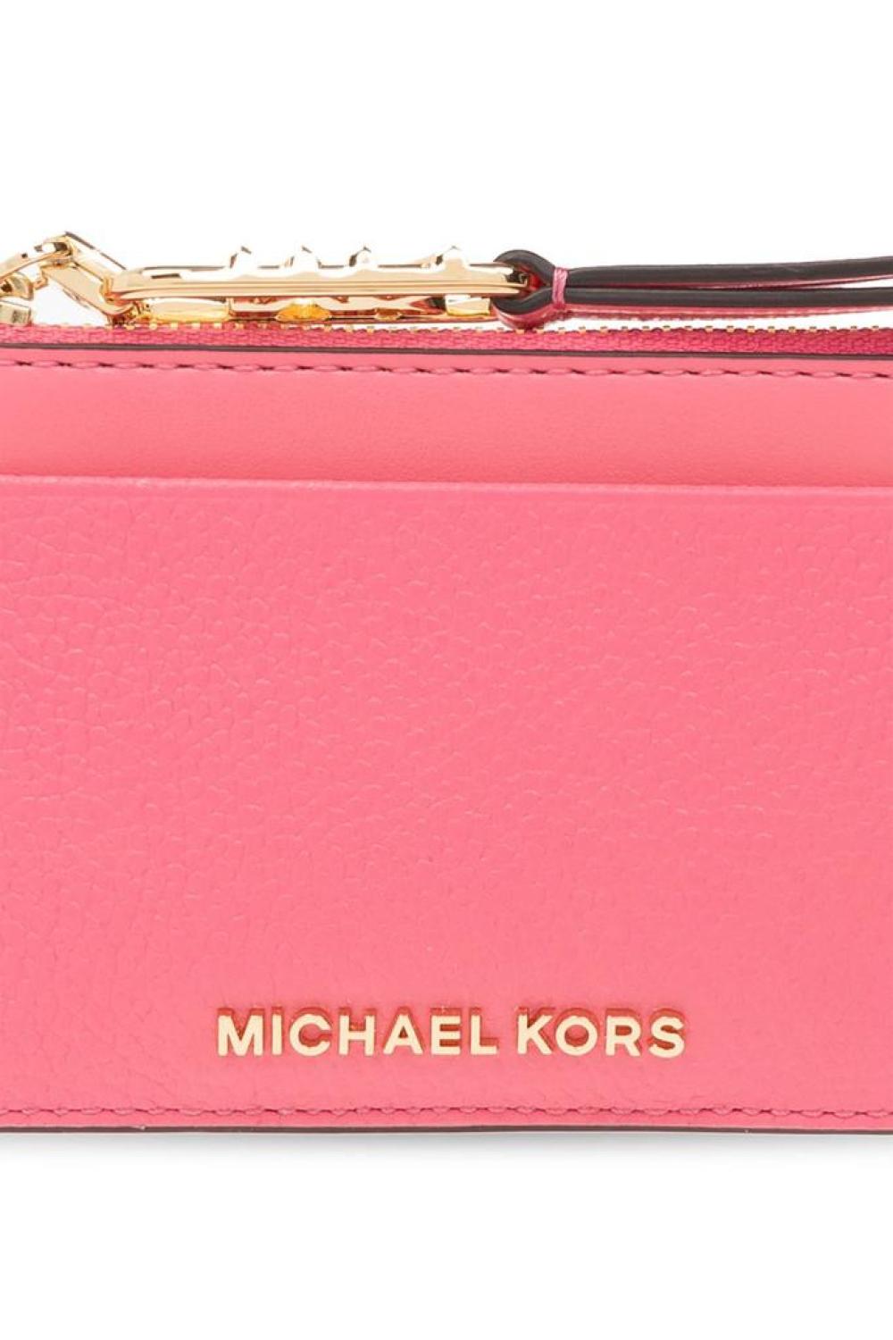 Michael Michael Kors Logo Lettering Zipped Wallet