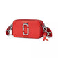 The Snapshot Bicolor Leather Crossbody Bag