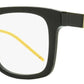 Gucci Men's Rectangular Eyeglasses GG0604O 001 Black/Gold 53mm