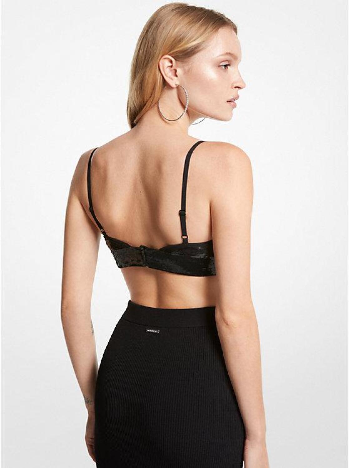 Sequined Bra Top