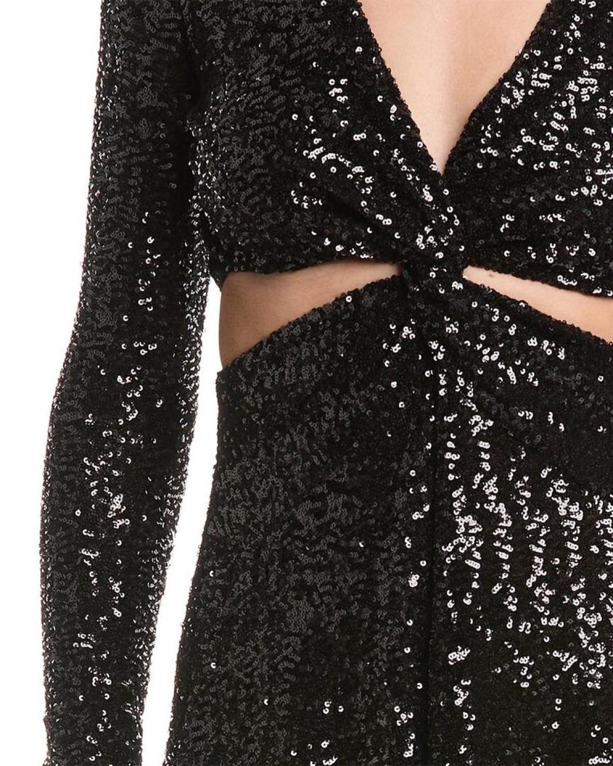 Michael Kors Collection Cutout Sequin Midi Dress Michael Kors Collection Cutout Sequin Midi Dress