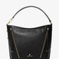Brooklyn Large Pebbled Leather Shoulder Bag