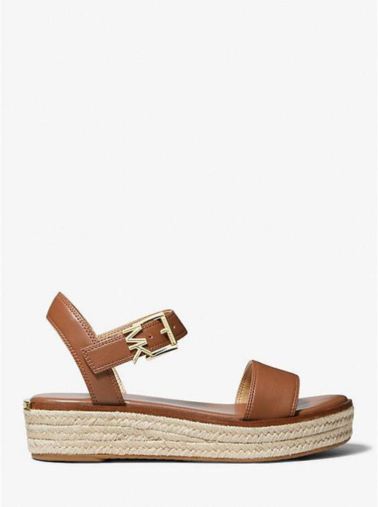 Richie Faux Leather Platform Espadrille Sandal