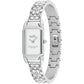 Women's Cadie Silver-Tone Stainless Steel Bangle Watch, 17.5 x 28.5mm