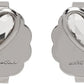 Silver 'The Charmed Heart' Stud Earrings