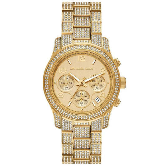 Women's Runway Chronograph Gold-Tone Stainless Steel Watch 38mm
