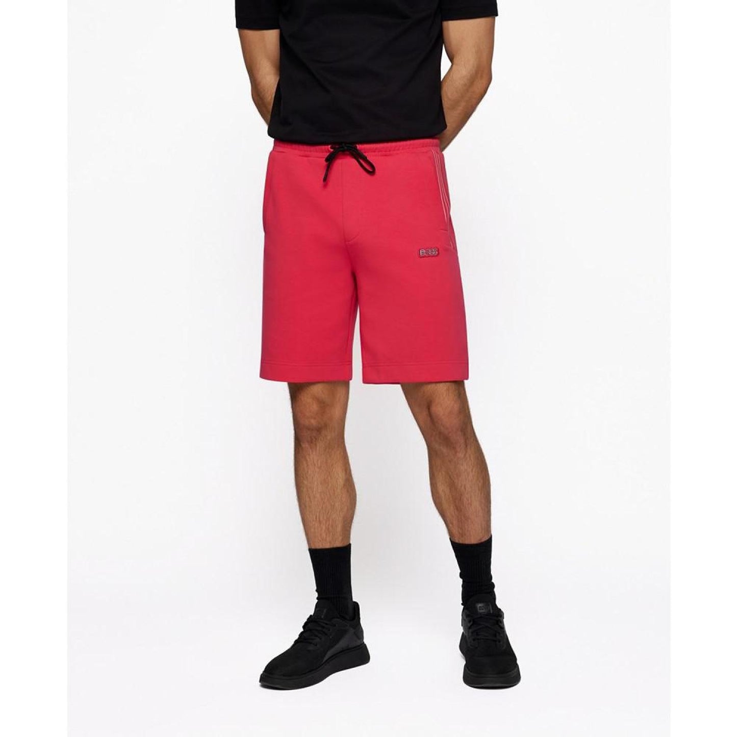 Men's Cotton-Blend Regular-Fit Shorts