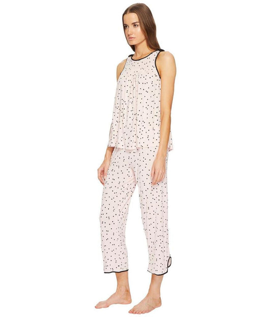 Scattered Dot Cropped PJ Set