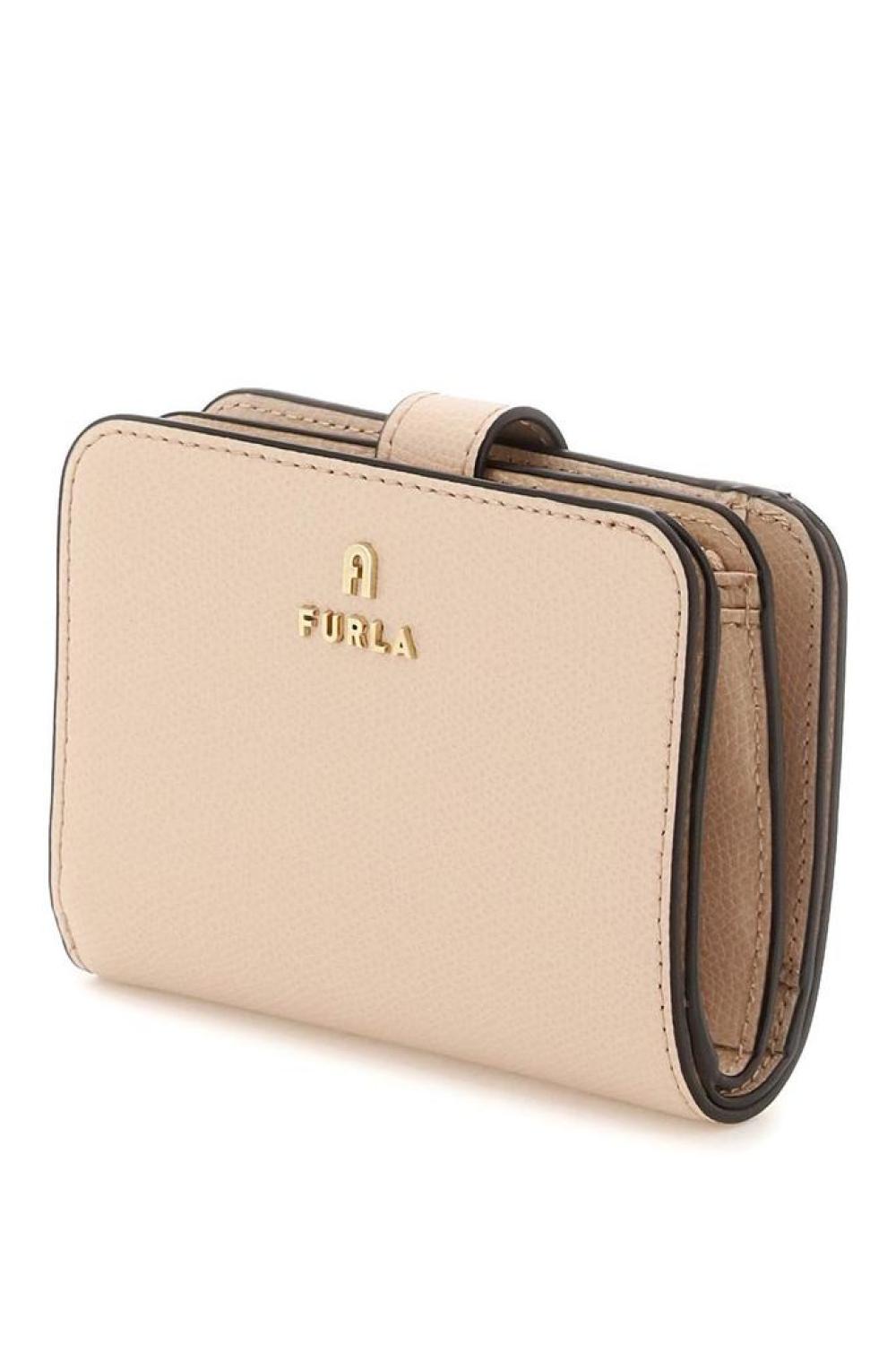 Furla Logo Lettering Compact Wallet