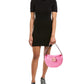 FENDI Croissant Small Leather-Trim Shoulder Bag