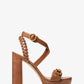 Kailey Embellished Leather Platform Sandal