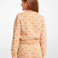 Empire Logo Print Knit Cardigan
