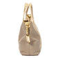 Studded Handle Jacquard Open Tote
