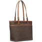 Logo Large Top Zip Pocket Tote