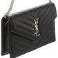 Saint Laurent Cassandre Matelasse Leather Shoulder Bag