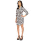 Women's Tiger-Print Tie-Front Shirtdress, Regular & Petite