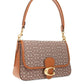 Coach Soft Tabby Logo Plaque Shoulder Bag