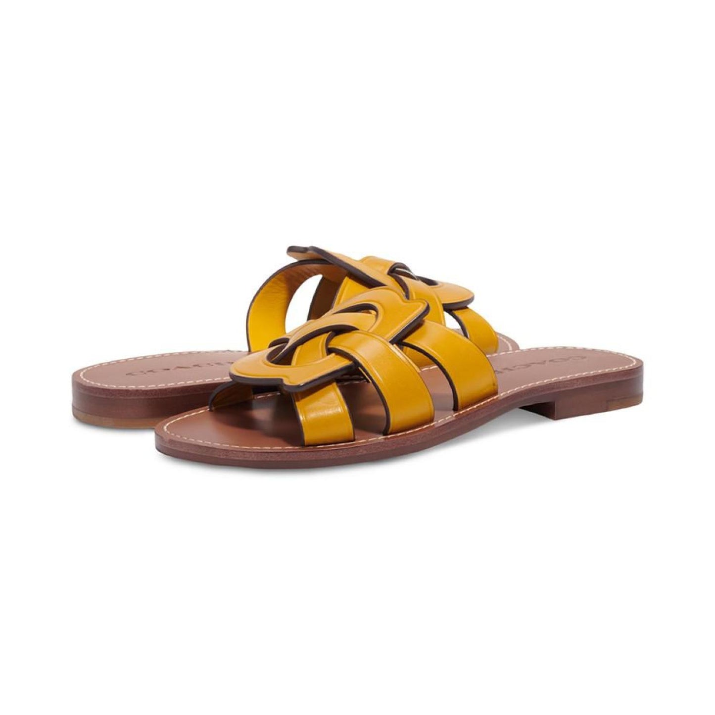 Issa "C" Emblem Slide Sandals