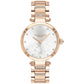 Women's Park Carnation Rose Gold-Tone Bracelet Watch 30mm