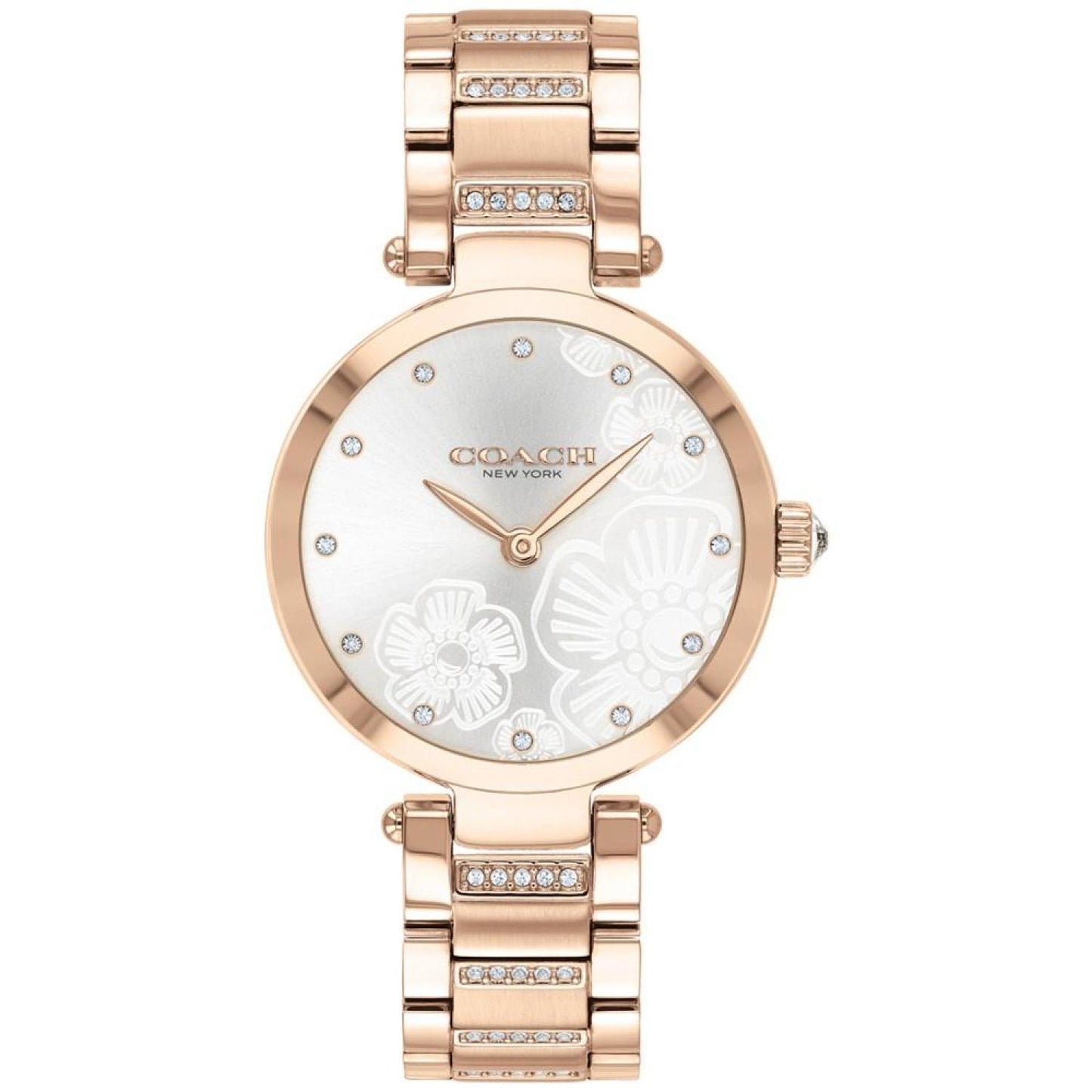 Women's Park Carnation Rose Gold-Tone Bracelet Watch 30mm