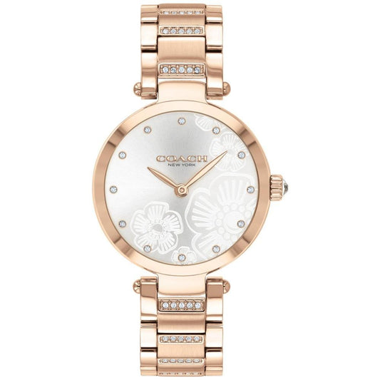 Women's Park Carnation Rose Gold-Tone Bracelet Watch 30mm