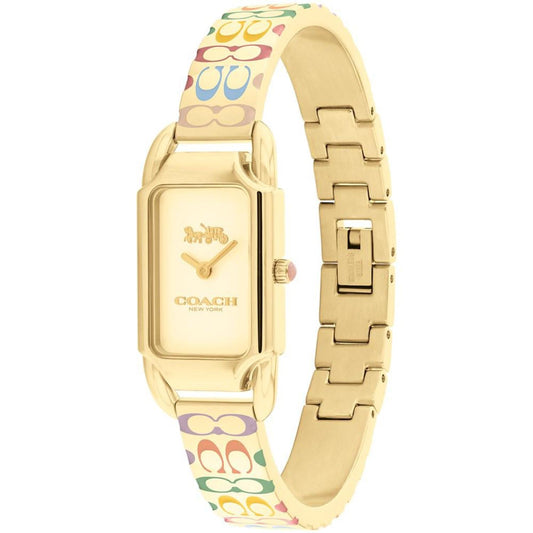 Women's Cadie Gold-Tone Stainless Steel Bangle Bracelet Watch 17.5mm x 28.5mm