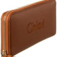 Chloé Sense Leather Zip Around Wallet