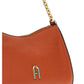 Furla Logo Plaque Zipped Tote Bag