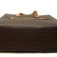 Michael Kors Kenly  MK Signature VC Leather Tote Shoulder Bag