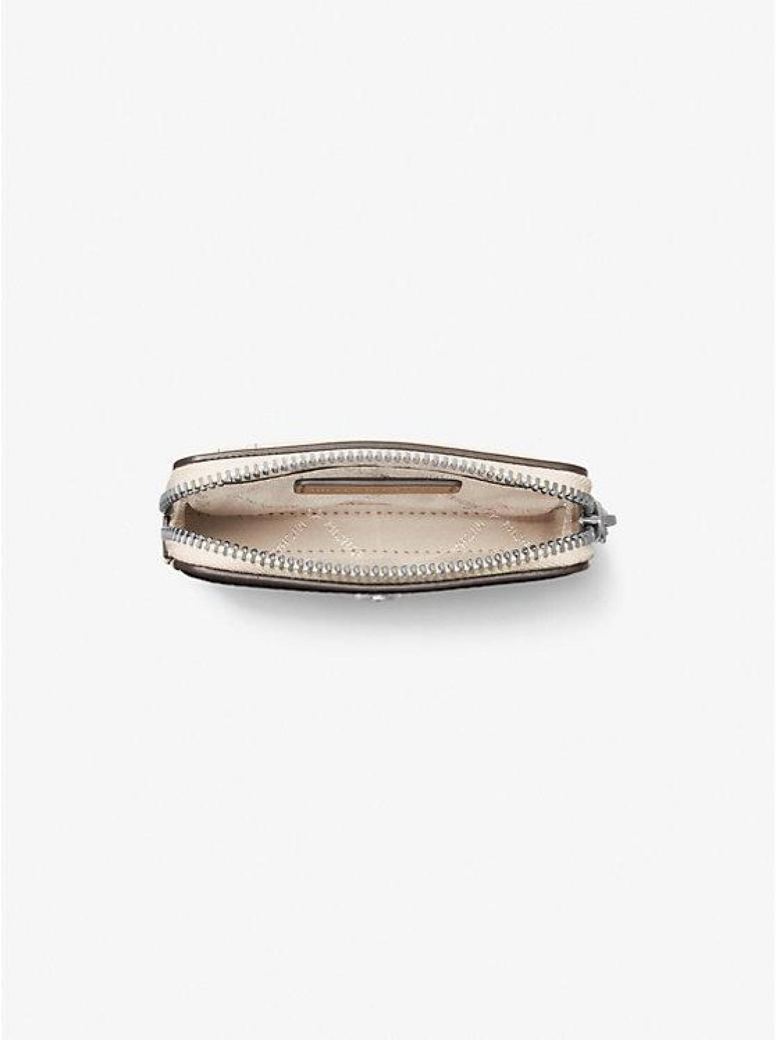 Medium Logo Embossed Chain Card Case