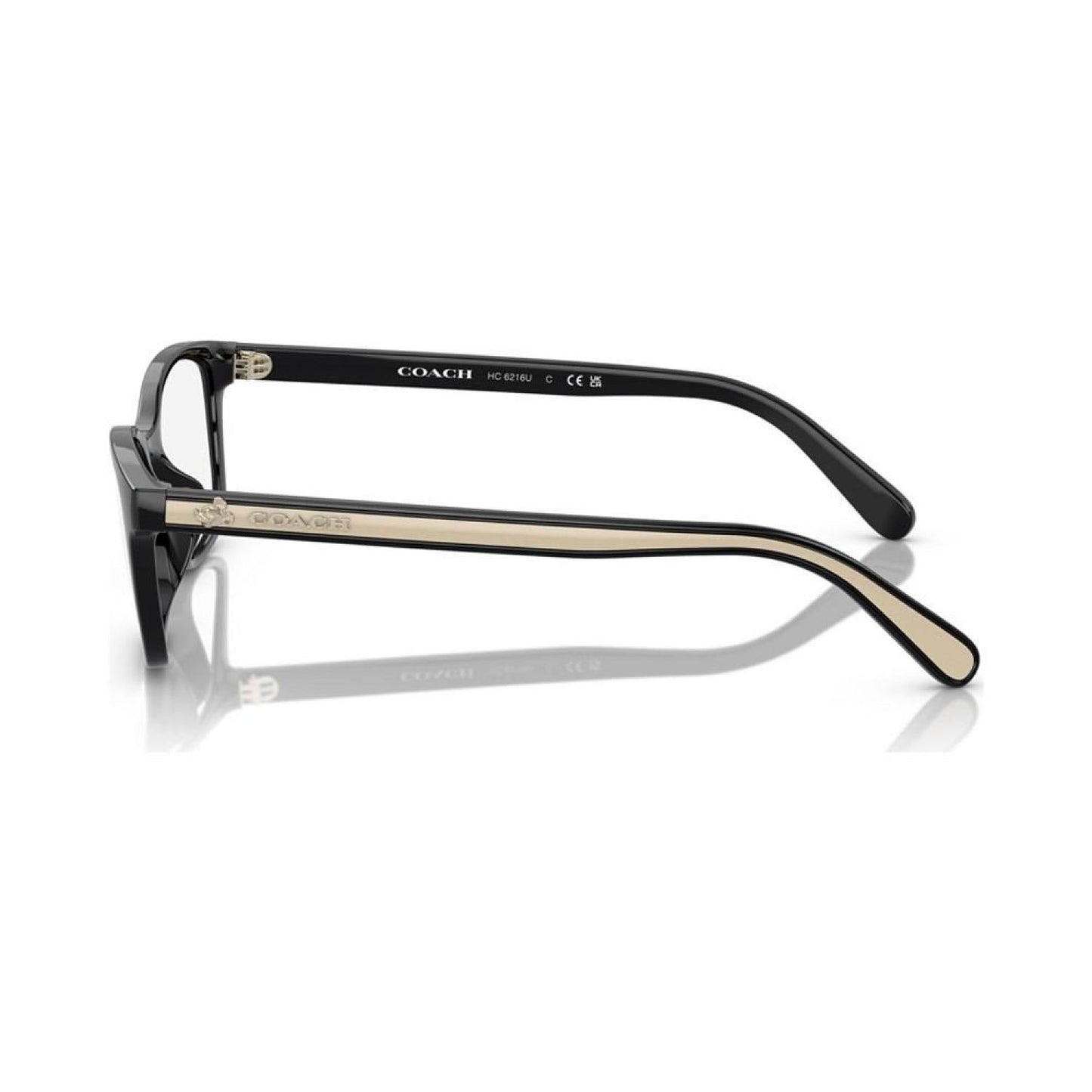 Women's Rectangle Eyeglasses, HC6216U 51